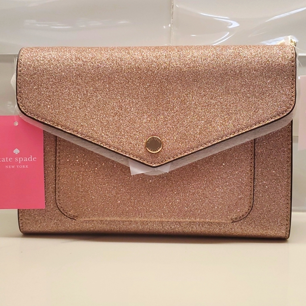 NWT Kate Spade Tinsel Flap Crossbody Purse